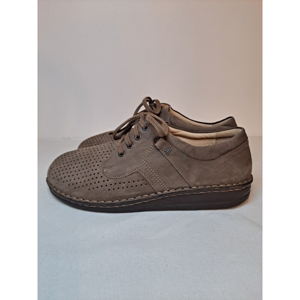 Finn Comfort Mens Baden Oxford Shoes Sz 45 (11 US) Breathable Leather Brown